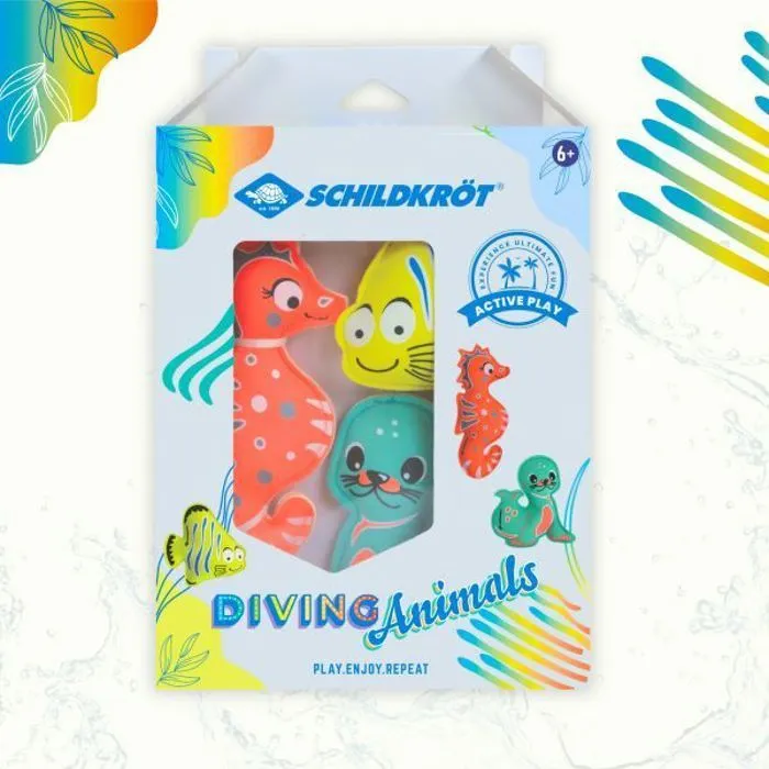Jeux de piscine - Schildkröt - 970328 - Animaux plongeurs - Néoprène - Multicolore-2