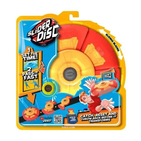 Slider Disc avec timer - GPTOYS - Modèles aléatoires - Disque transformable pour jouer en famille et entre amis-1