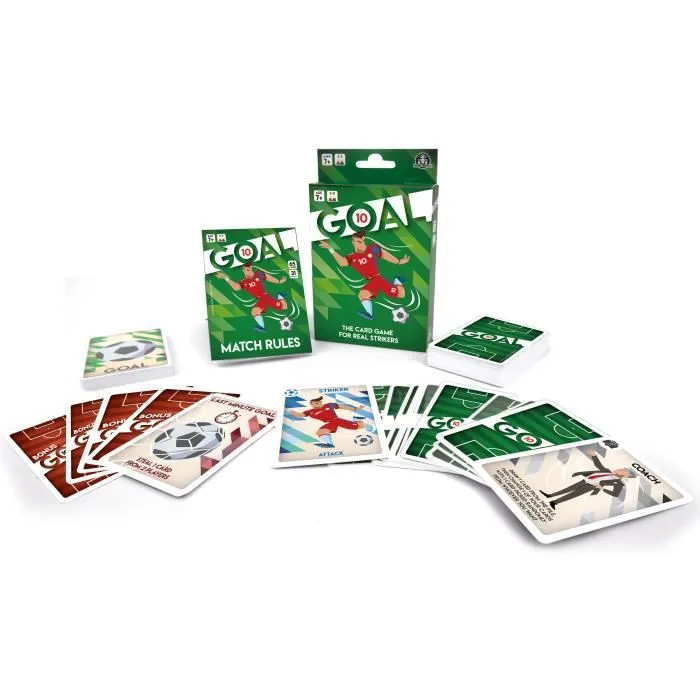 Jeu de cartes stratégique GOAL 10 - GIOCHI PREZIOSI - Garçon - A partir de 7 ans-0