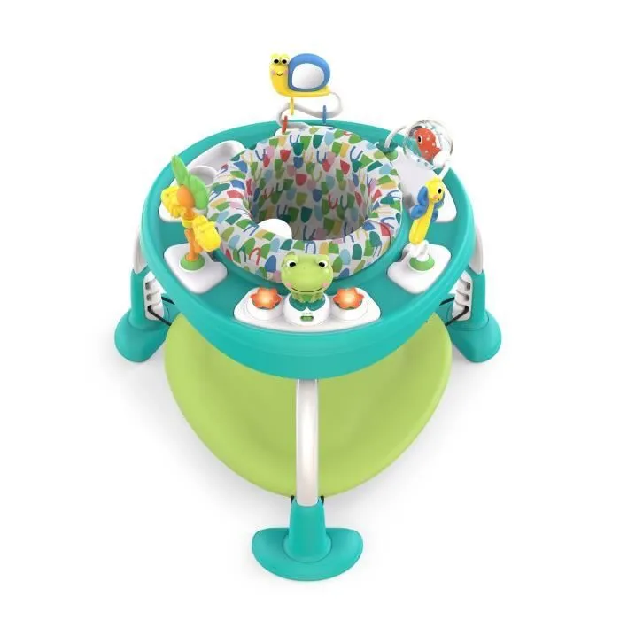 BRIGHT STARTS Trotteur/Table d'Activités 2-en-1 - Modèle Vert-3