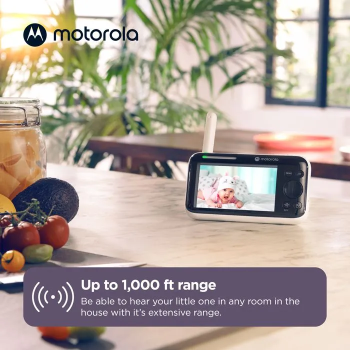 Babyphone MOTOROLA PIP 1500 - Caméra radio 2.4 GHz - Numérique - Blanc-5
