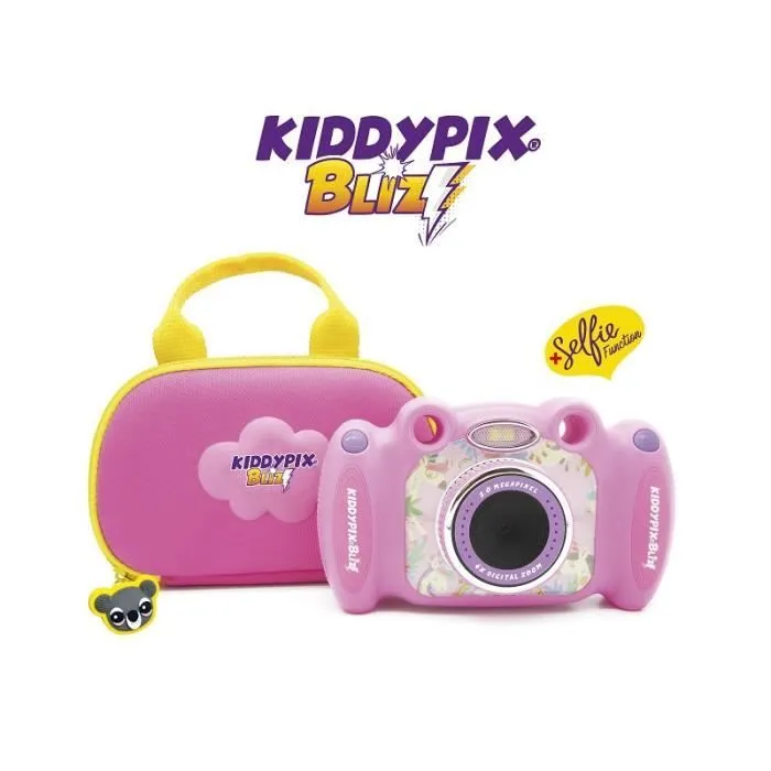Appareil photo numérique compact - EASYPIX - KIDDYPIX BLIZZ - 3.0 mégapixels - Zoom digital x4 - Rose-0