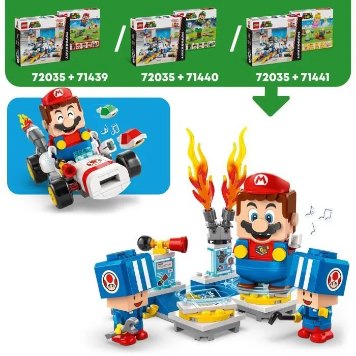 LEGO Super Mario 72035 Mario Kart – Garage de Toad - Jouet Nintendo personnalisable-2