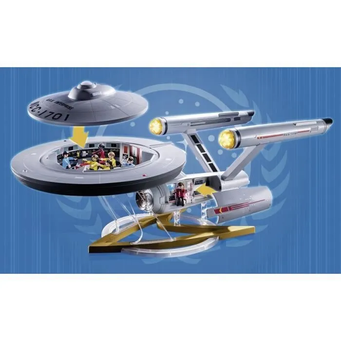 PLAYMOBIL - Star Trek - U.S.S. Enterprise NCC-1701 - Effets lumineux et sons originaux-3