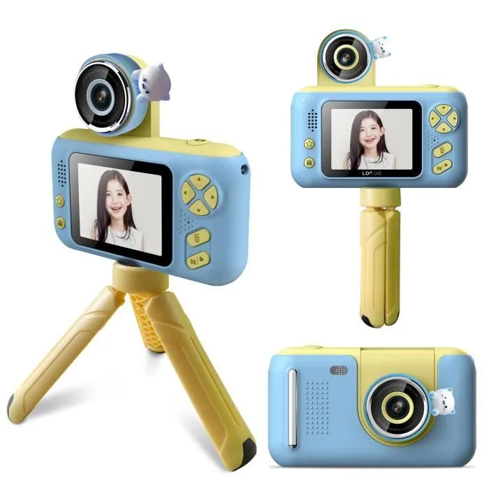 Caméra Numérique Enfant RNGCPTO Kidizoom - 4MP - 2,4 Pouces - Bleu - Pour Garçons 3 à 10 ans-0
