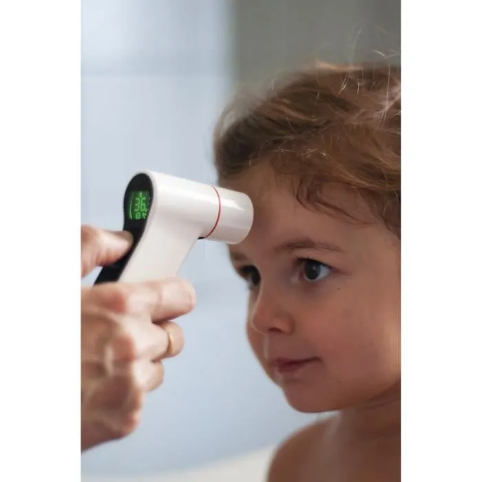 Mill'O Bébé Thermomètre infrarouge sans contact - frontal et auriculaire-2