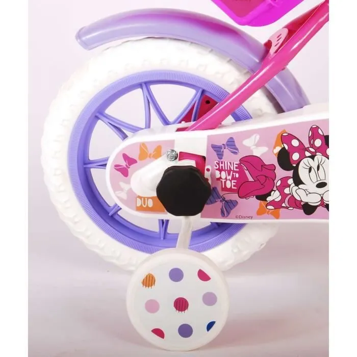 Vélo pour enfants Disney Minnie Mouse - Filles - 12 pouces - Rose - Go-getter-3