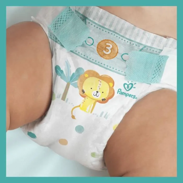 Pampers Baby-Dry Taille 2, 34 Couches-1