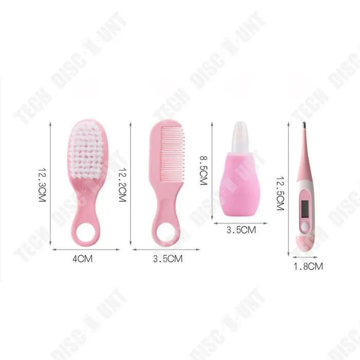 TD® Bébé soins ongles coupe-ongles ciseaux aspirateur Nasal mangeoire compte-gouttes mangeoire ongles bébé eau Thermostat ensemble-2