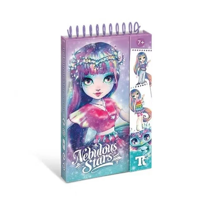 Carnet de mode - Isadora - Mini - 18,2cm x 11,3cm - Pratique - Créativité en mode-0
