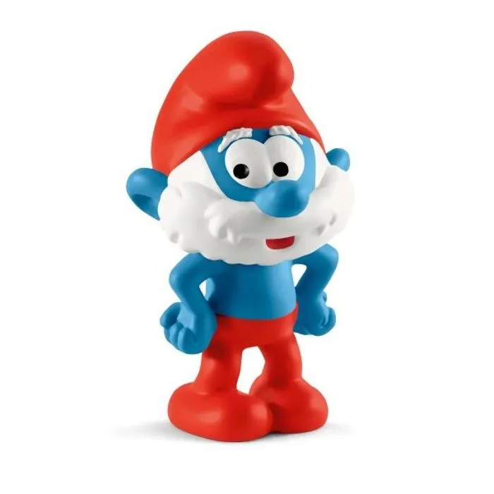 Figurine Grand Schtroumpf SCHLEICH - Chef des Schtroumpfs - Anniversaire - Enfant Mixte - 3 ans et plus-1