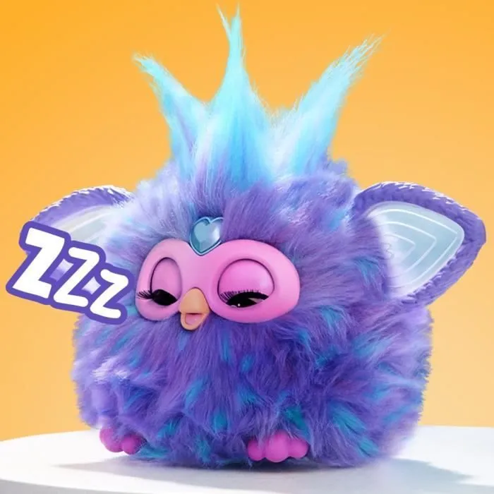 Furby violet, 15 accessoires, peluche interactive pour filles et garçons, animatronique activé par la voix, à partir de 6 ans-5