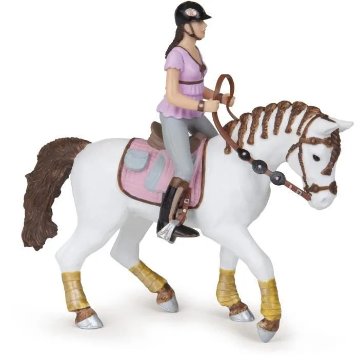 Figurine Cheval tressé - PAPO - CHEVAUX, POULAINS ET PONEYS - Mixte - A partir de 3 ans-1