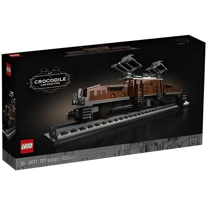 Jouet de construction - LEGO - La locomotive crocodile - 1271 pièces - Vert - Mixte - 18 ans et plus-0