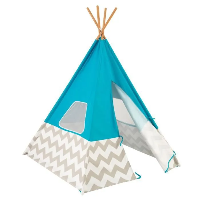 KIDKRAFT - Tipi moderne Turquoise - Tente de jeu-1