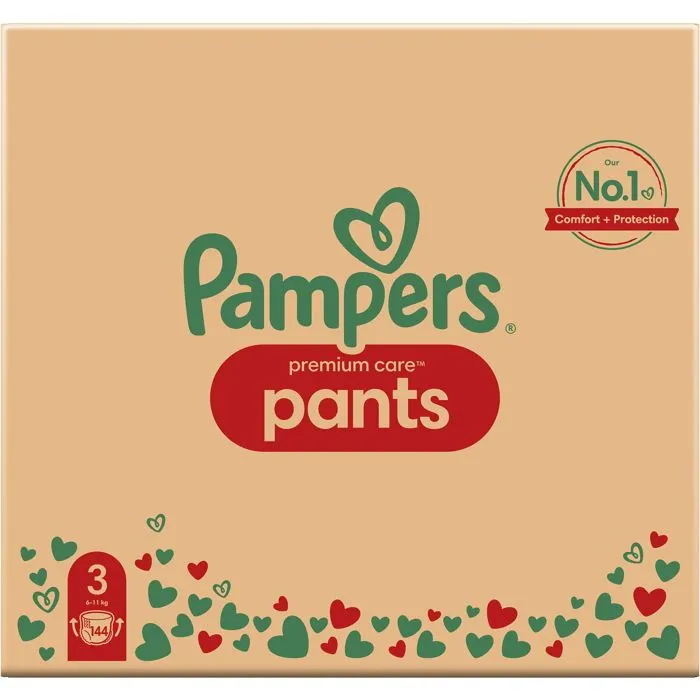 PAMPERS Premium Care Pants Vel. 3 (144 ks)-2