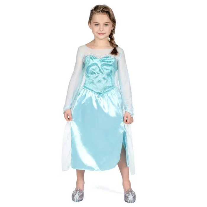 Déguisement classique Elsa la reine des neiges fille-3