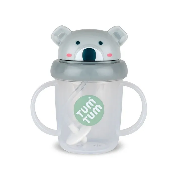Tasse d'apprentissage - Tasse anti fuite + paille lestée Koala - V3 - TUMTUM-0