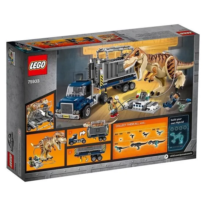 LEGO® Jurassic World™ 75933 Le transport du T. rex - Jeu de construction-2