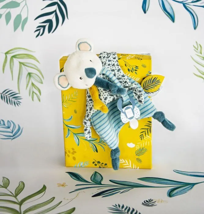 DOUDOU ET COMPAGNIE Yoca le Koala - Doudou Attache-sucette-3
