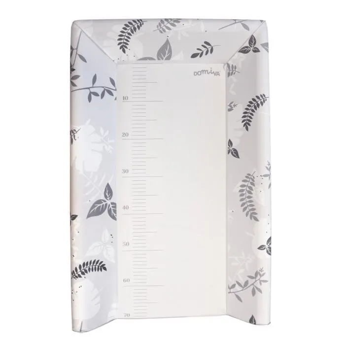 Plan à langer avec matelas intégré - DOMIVA - Flocon l'ourson - Imprimé poème gris - Mixte - 50x70 cm-0