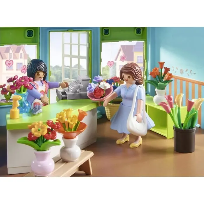 PLAYMOBIL 71807 Boutique de fleuriste et salon de thé-4
