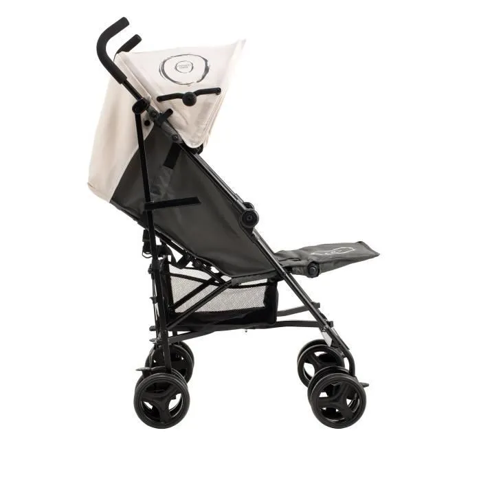 Bebeboutik Poussette Canne Confort FORMULA BABY Gris anthracite Dossier inclinable Roues avec suspensions