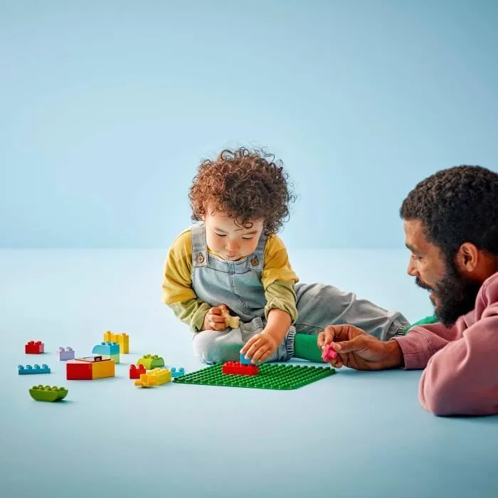 LEGO DUPLO 10460 Plaque de construction verte Jouet de construction pour bébés de 18 mois-4