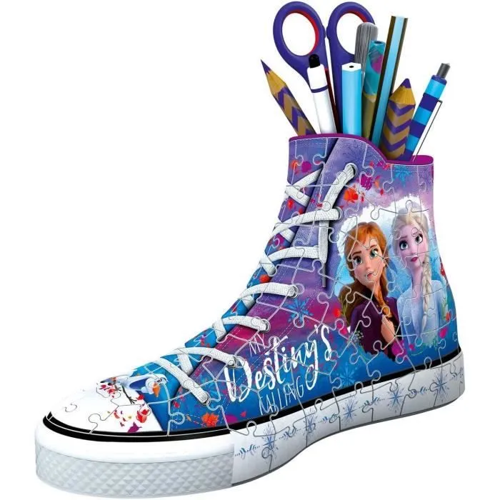 Puzzle 3D Sneaker La Reine des Neiges 2 - Ravensburger - 108 pièces - Sans colle - Dès 8 ans-1
