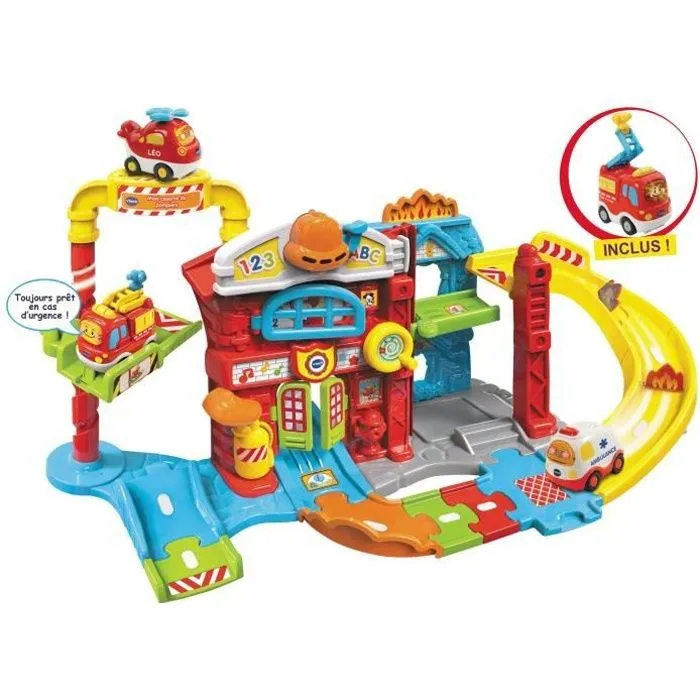 VTECH - Tut Tut Bolides - Maxi Caserne De Pompiers (+ Louis, Sos Incendie)-0
