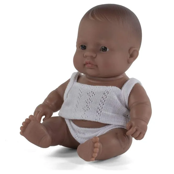 Poupée bébé petit garçon - 21 cm - Latino-américain-0