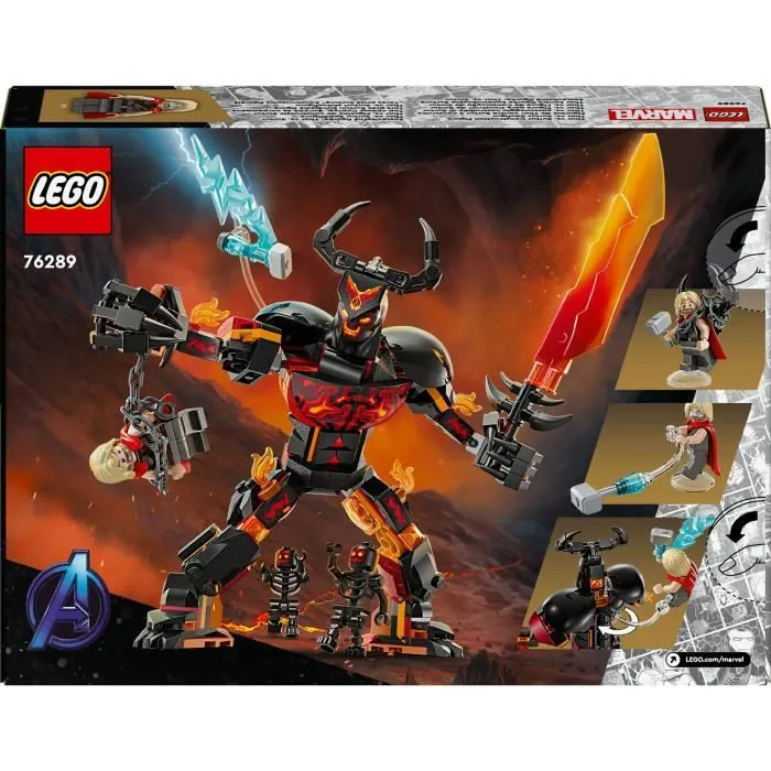LEGO® Marvel 76289 Figurine de Thor contre Surtur à construire, Set de super-héros-5