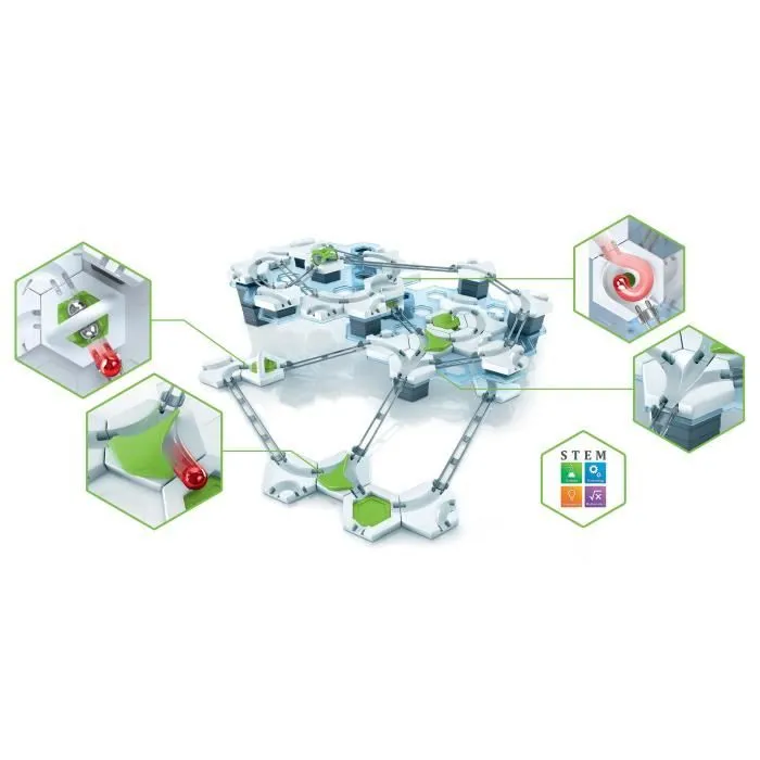 GraviTrax Starter Set - Ravensburger - Circuit de billes créatif - 122 pièces - dès 8 ans-5