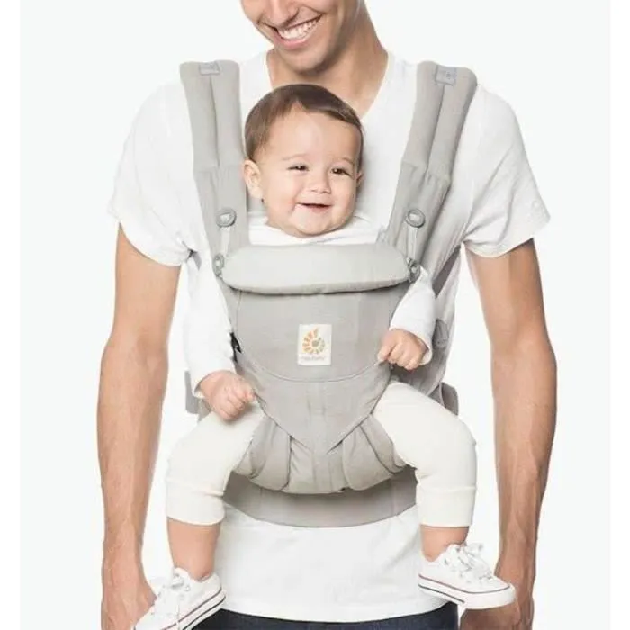 Ergobaby porte-bébé 4P 360 OMNI Pearl Grey-1