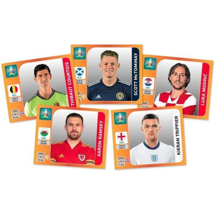 UEFA EURO 2020 Stickers 2021 Tournament Edition - Boîte de 50 pochettes - Panini - Football-2
