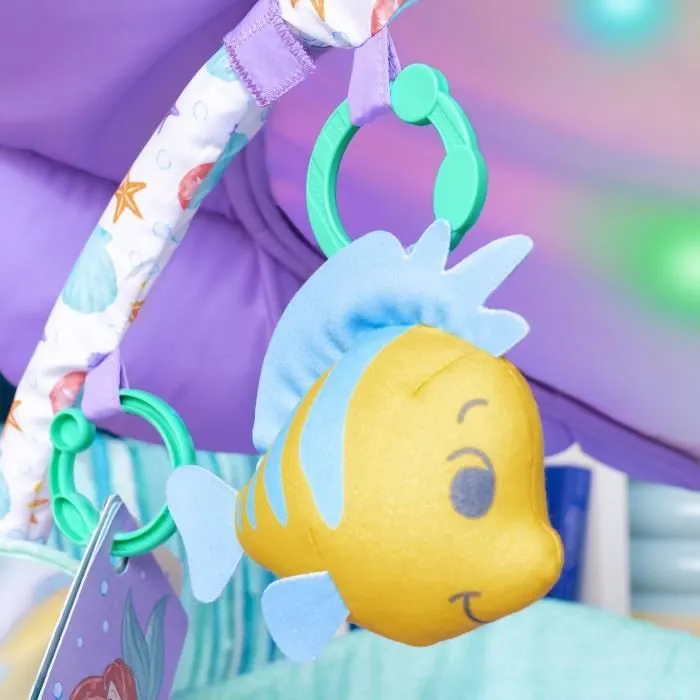 DISNEY BABY Tapis de sol éveil bébé évolutif - Ariel - Arche, jouets sensoriels et musicaux, guirlande lumineuse, miroir, coussin-5