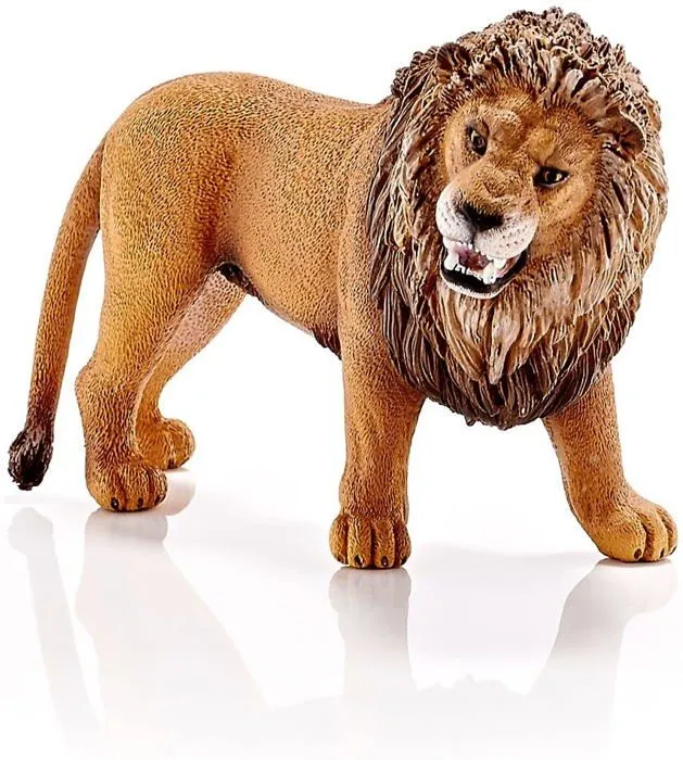 Figurine Schleich 14726 - Lion Rugissant de la Savane - Jouet pour Enfant à partir de 3 ans-1
