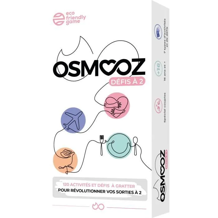 Jeu Couple - Osmooz Défis à 2 - Jeux de société - Jeu de Carte – Cadeau Femme – Cadeau Homme - Cadeau Couple Original-3