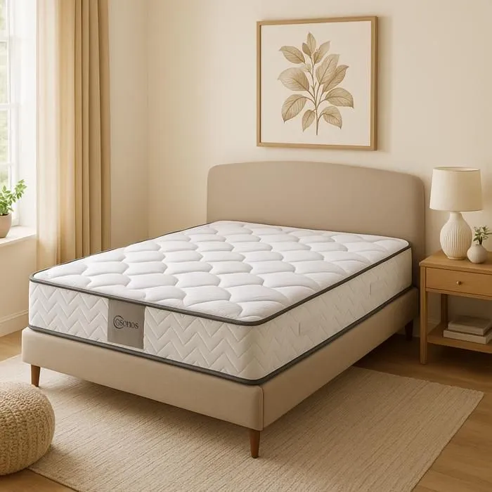 Matelas Cosmos 140x190 cm Sampur - Mémoire de Forme - Ressorts Ensachés - Épaisseur epaisseur 20 cm - Mi-Ferme-0