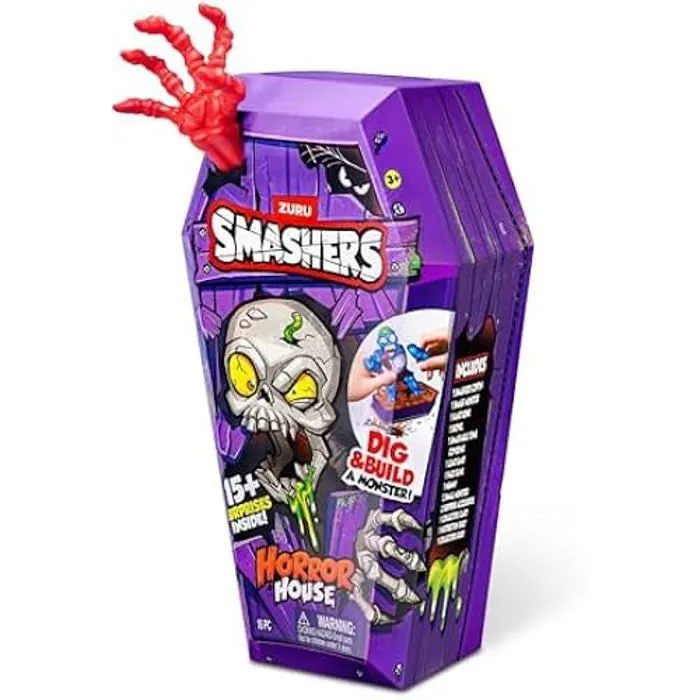 Zuru Smashers - ZURU - Série 1 - 15+ Surprises - Maison d'horreur - Jeu interactif pour enfants-1
