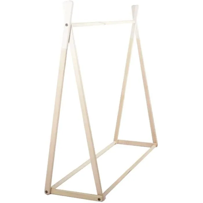 armoire chambre Atmosphera Penderie Enfant scandinave Blanche A85-2