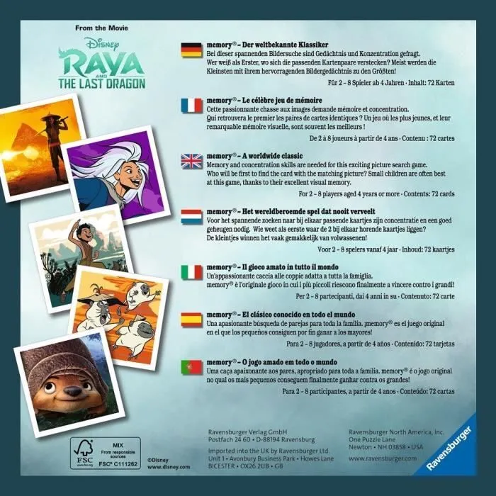 Grand memory® Disney Raya et le dernier dragon-1