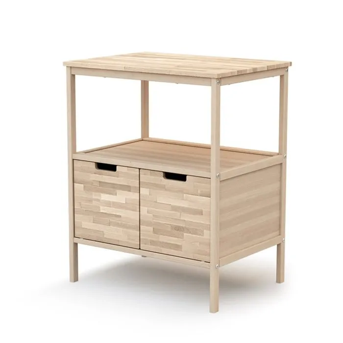 Commode à Langer - AT4 - Ateliers T4 - Bois - 1 étagère - 2 tiroirs-3