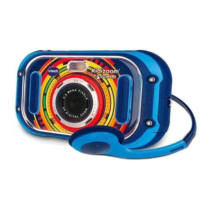 Appareil Photo numérique Enfant VTECH Kidizoom Touch 5.0 - Bleu - 10-en-1 - Ecran Tactile - 5 mégapixels-0