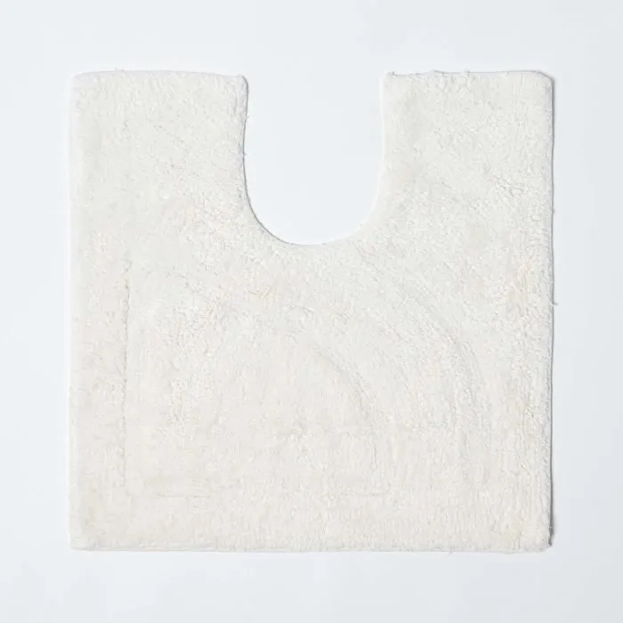 Tapis de bain pur Coton haut de gamme 2 pièces Crème-2