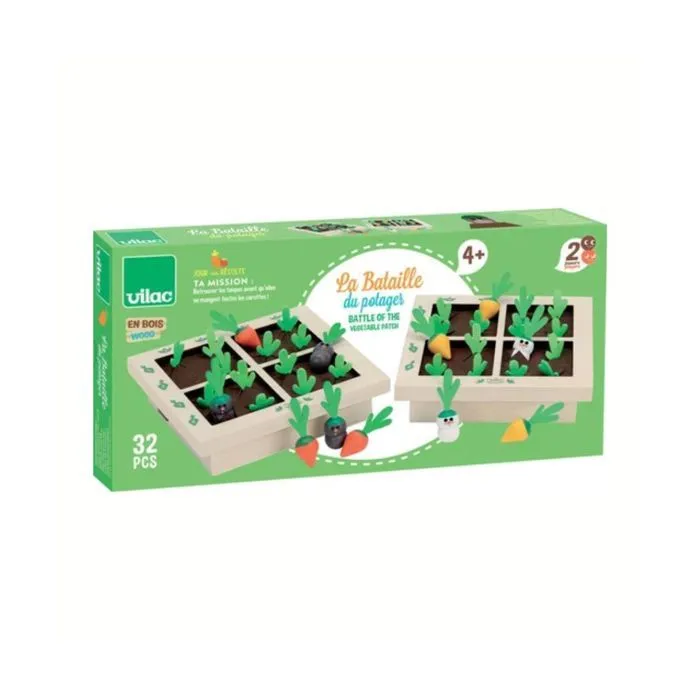 Vilac - Jeu de bataille navale - La bataille du potager-3