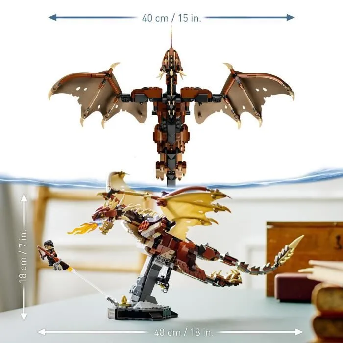 LEGO 76406 Harry Potter Le Magyar à Pointes, Jouet de Dragon, Figurine Harry Potter, Décoration, Idée de Cadeau, Enfants 10 Ans-3