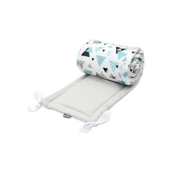 Bellochi Tour de Lit Bébé 180 x 30 cm - Certifié - Universel en Coton Souple pour un Matelas 120 x 60 cm - Trésor-1