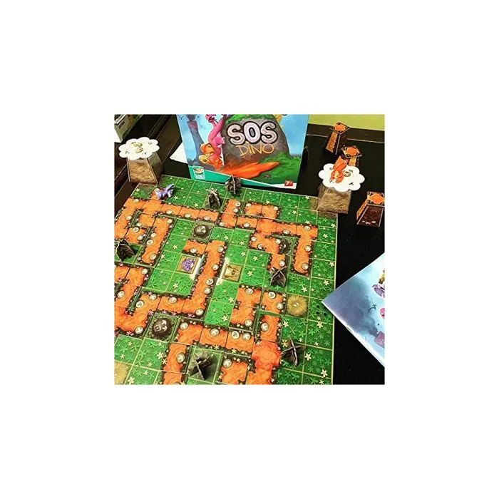 Jeu de société - IELLO - SOS Dino - Pour enfants de 7 ans et plus - Durée de 30 min - Bleu-3