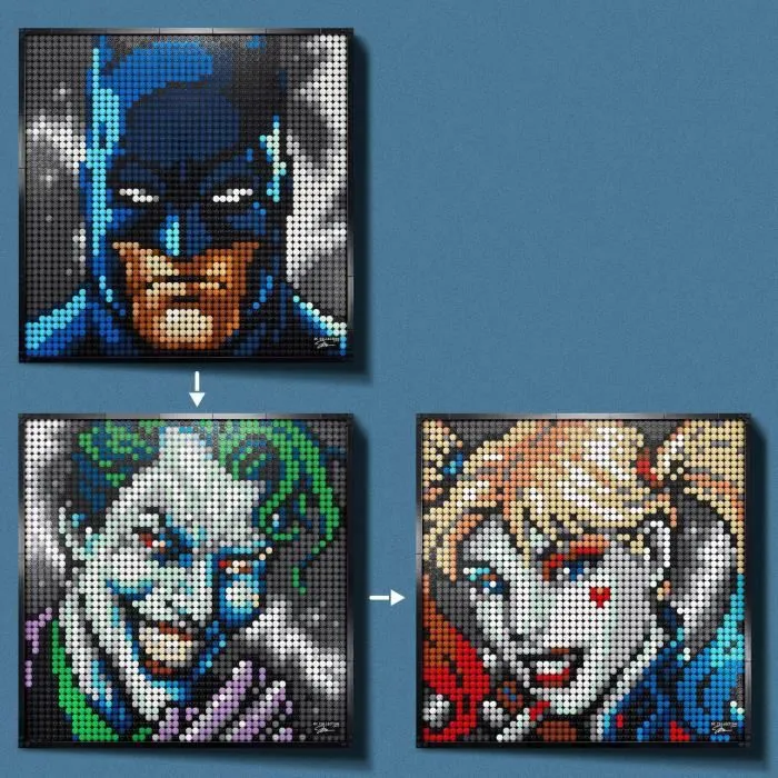 LEGO® 31205 ART La Collection Batman De Jim Lee, Avec le Joker ou Harley Quinn, Décoration Murale Pour Adulte, Idée de Cadeau-2